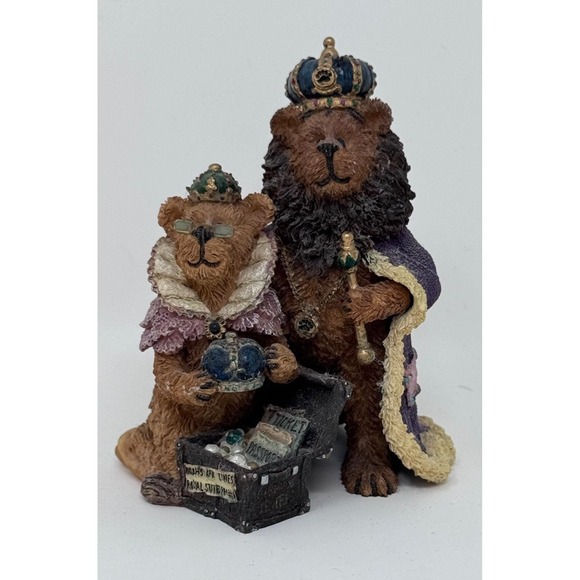 Other - Boyds Bears – "Aurora and Rex...Saving the Family Jewels" – Resin Lion Figurine